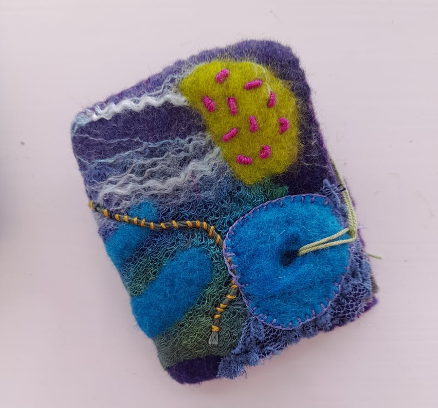 Nuno Felted Needle and Pin Book