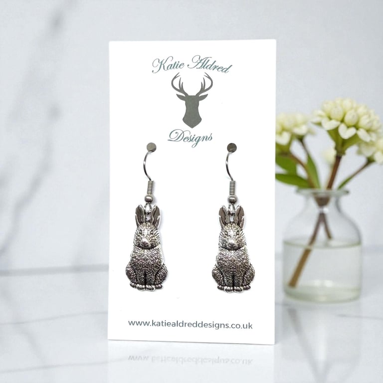 Charm Earrings - Rabbit