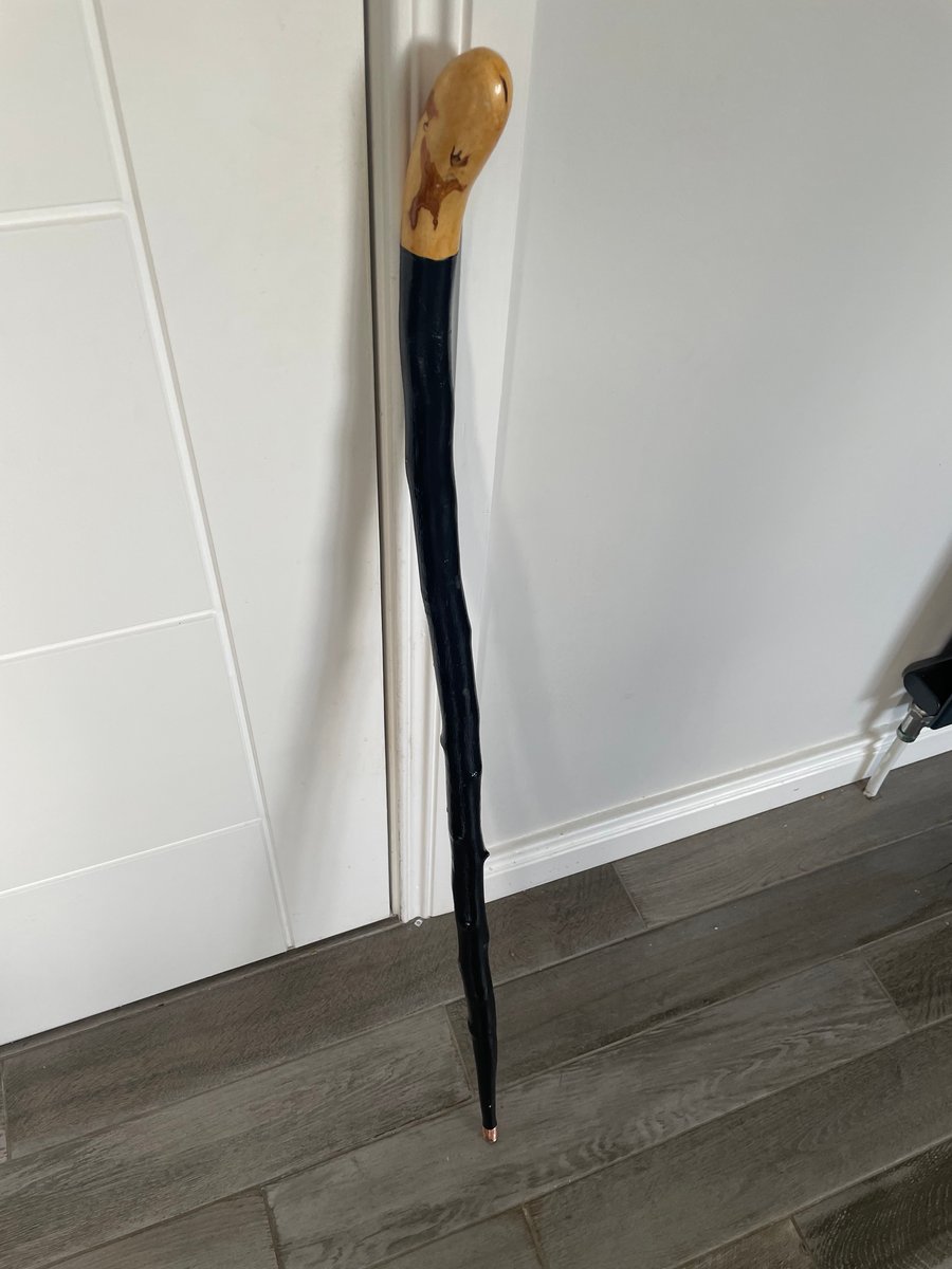 Irish Traditional Blackthorn Walking Stick