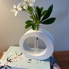 Modern Irregular Eco Resin Vase - Minimalist Bud Vase, Reed Diffuser Holder