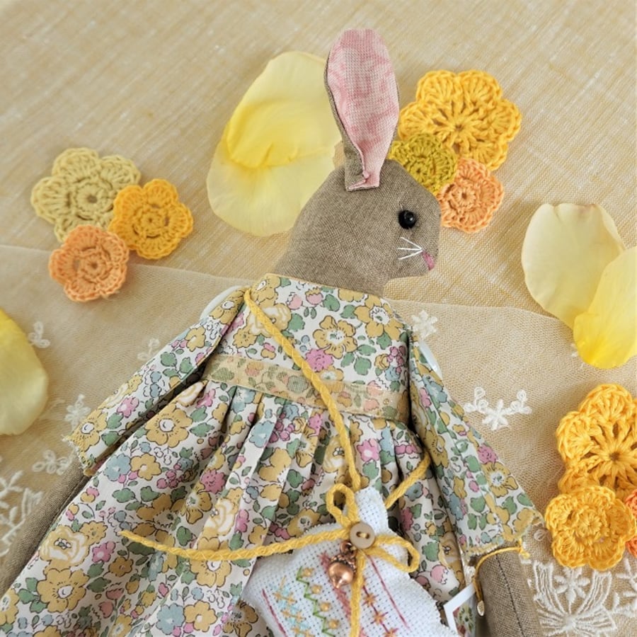 Rhosmari,  A Bobtail Bunny in Liberty Lawn