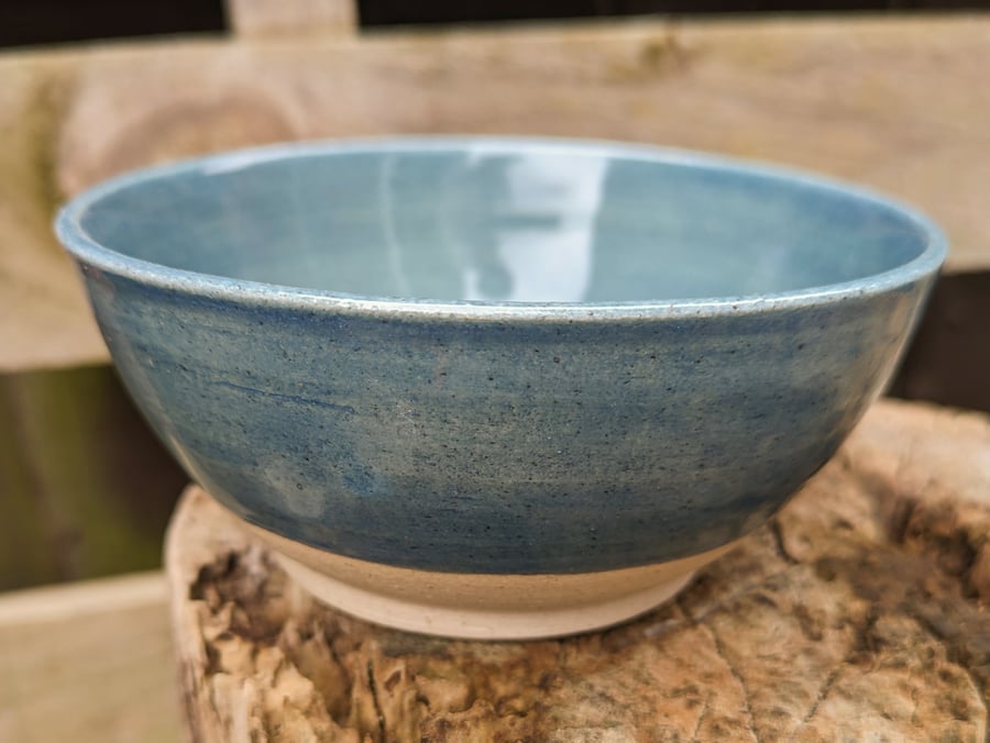 Small peacock green blue nibble bowls