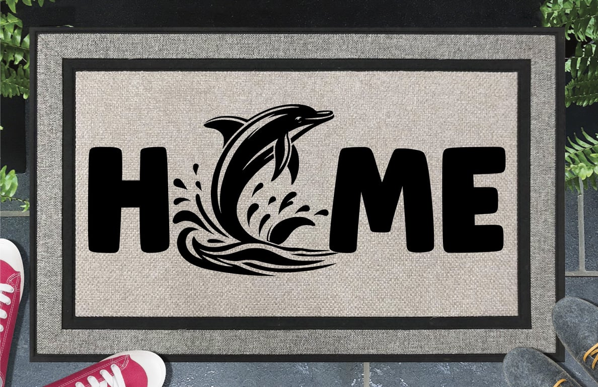 Dolphin Home Door Mat - Dolphin All Weather Doormat - 45x70cm 