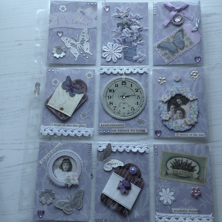 Letter Cards - Pocket Letters (Heather) - by Carolee Crafts - PB13 - 0010