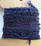 Small Logwood Dark Purple Natural Dye Textured Thread Pack - Image 2