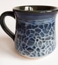 Blue Glazed Mug - Hand Thrown Stoneware Ceramic Mug  - Image 2