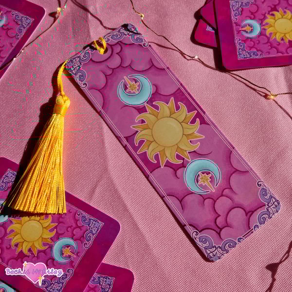 Tarot Bookmark - Matte Bookmark With Tassel - Reading Accessories