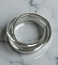 Silver Russian Interlocking Rings - Image 2