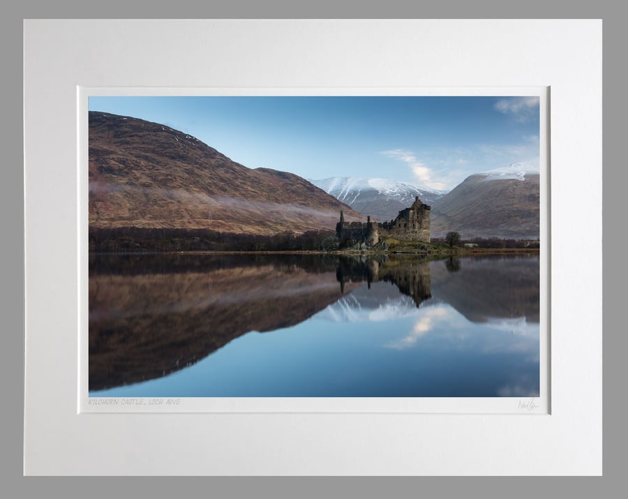 Kilchurn Castle, Loch Awe, Argyll, Scotland - A3 (50x40cm) Unframed Print