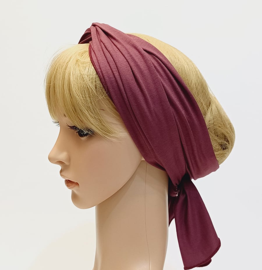 Stretchy dreadlocks hair tie, jersey head scarf ,long hair scarf, bandanna 
