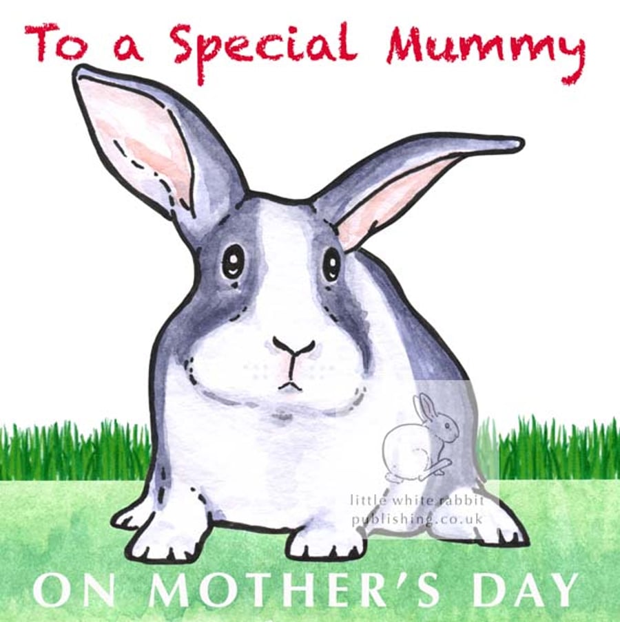 Hector the Rabbit - Mother's Day Card