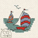 Mouseloft Stitchlets 'By the Seaside - Yacht Race' Cross Stitch Kit
