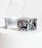 Owl cuff bracelet, wildlife jewellery with owls, personalised gifts. B478 - Image 3