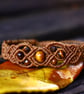 Micro macrame adjustable bracelet with Tiger eye  - Image 3