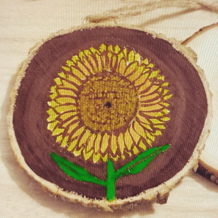 Sunflower sign decoration