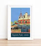 Raynes Park London travel poster print by Susie West - Image 2