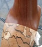 MAHOGANY AND SPALTED BEECH TABLE LAMP - Image 2