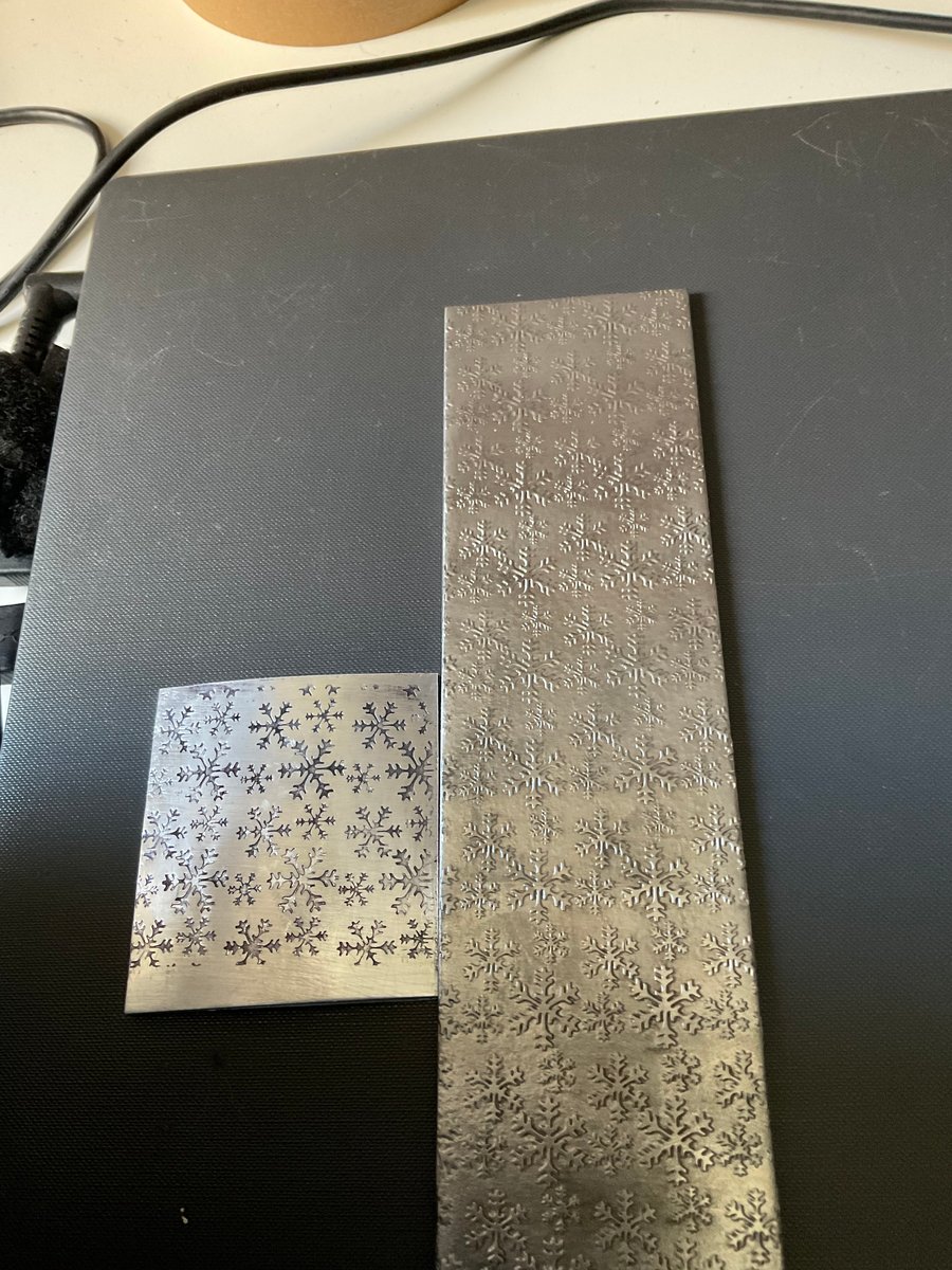 Rolling Mill Texture Plate No 76  180 x 50 x 3mm for branded mills