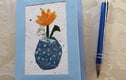 Textile Blank Greetings Cards
