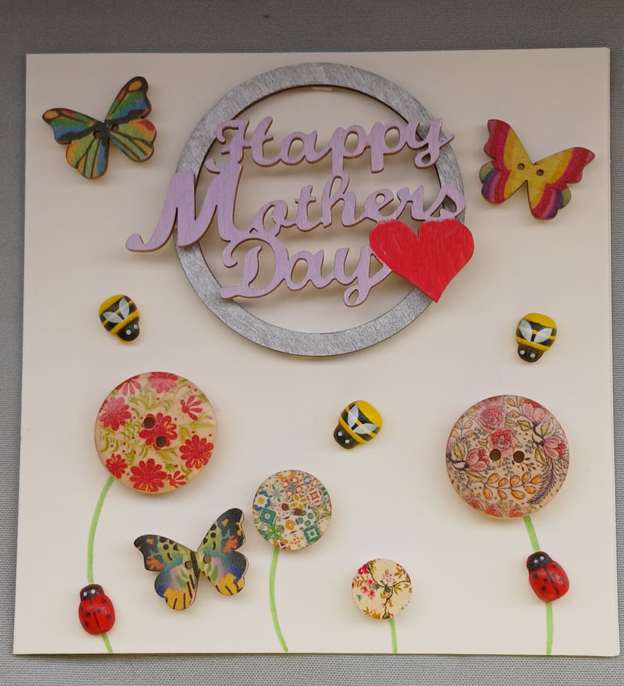 Handmade Mother's day card 