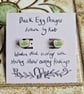Green Frog Earrings