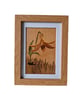 Marquetry Wooden Inlay Lily Picture - Image 2