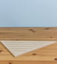 Triangular Corner Display Stand with Grooves for Cards and Jewellery in Retail - Image 6