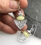 Sterling silver and jasper Shovel earrings - Image 8