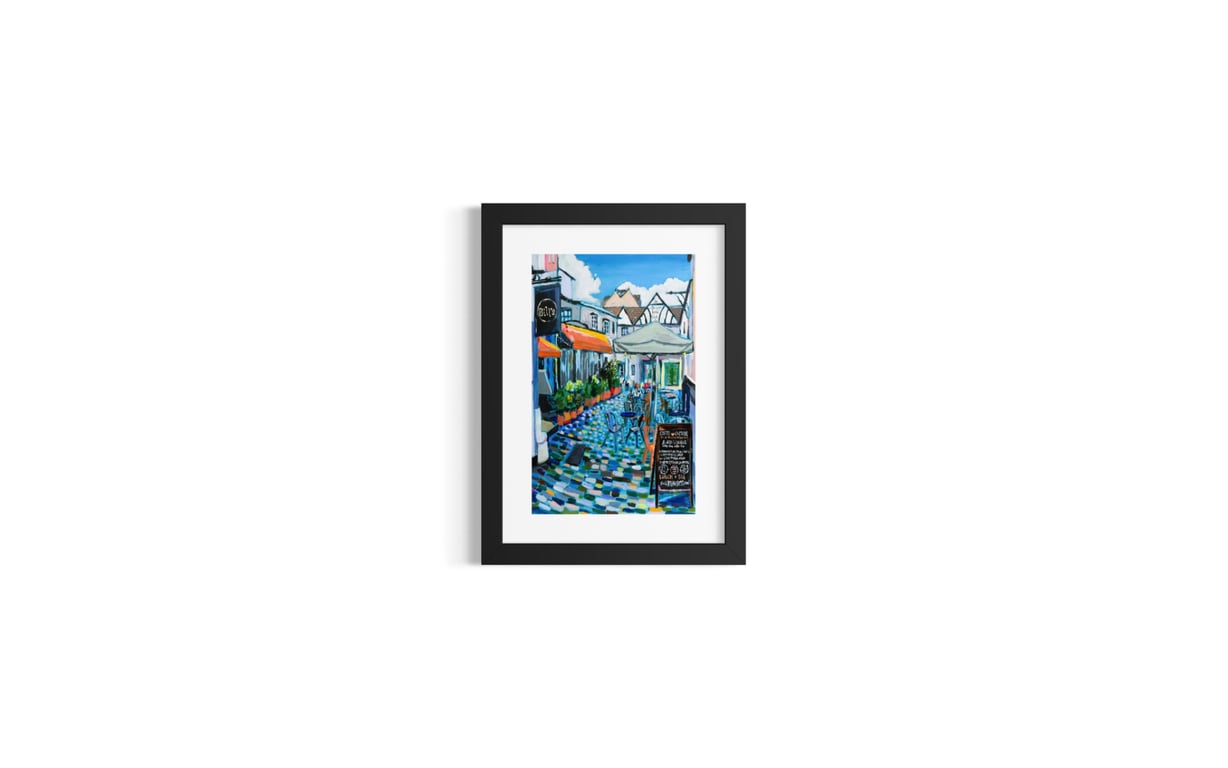 Giclee Print - Between Coffee and Conversations