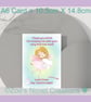 Tooth Fairy A6 Greetings Card, portrait card, personalised - Image 3