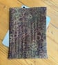 Steampunk Cogs Print Quilted Fabric I-Pad Sleeve  - Image 1