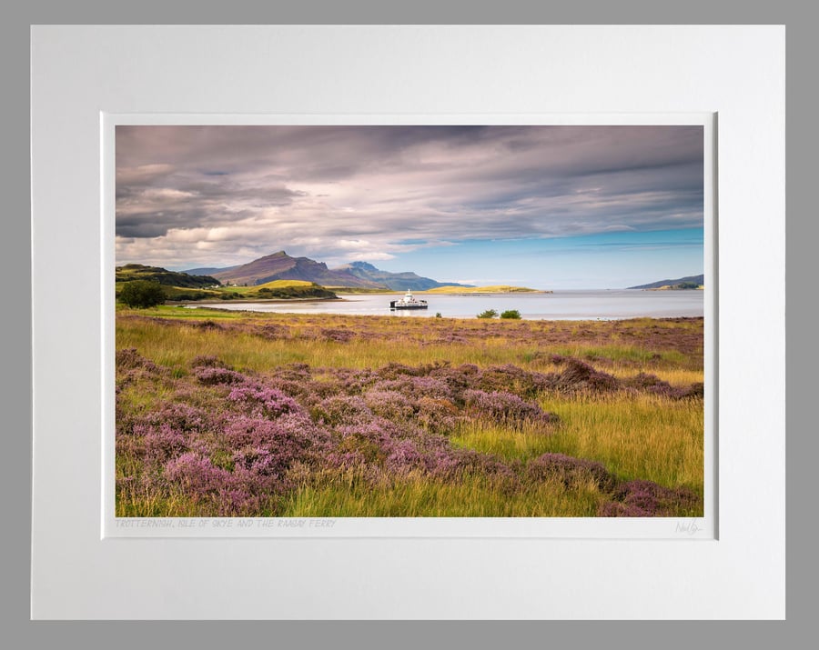 Isle of Skye to Raasay Ferry, Scotland - A3 (50x40cm) Unframed Print
