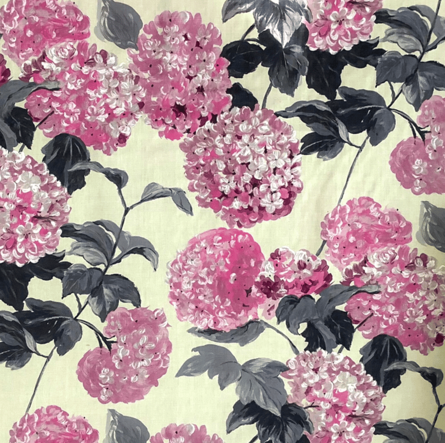 Designers Guild Fabric, Casandra soft furnishing material- pinks and greys 