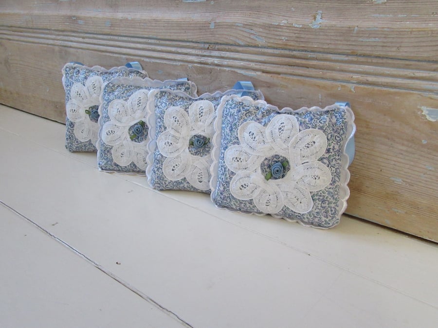 Liberty print fabric English lavender sachet bags 