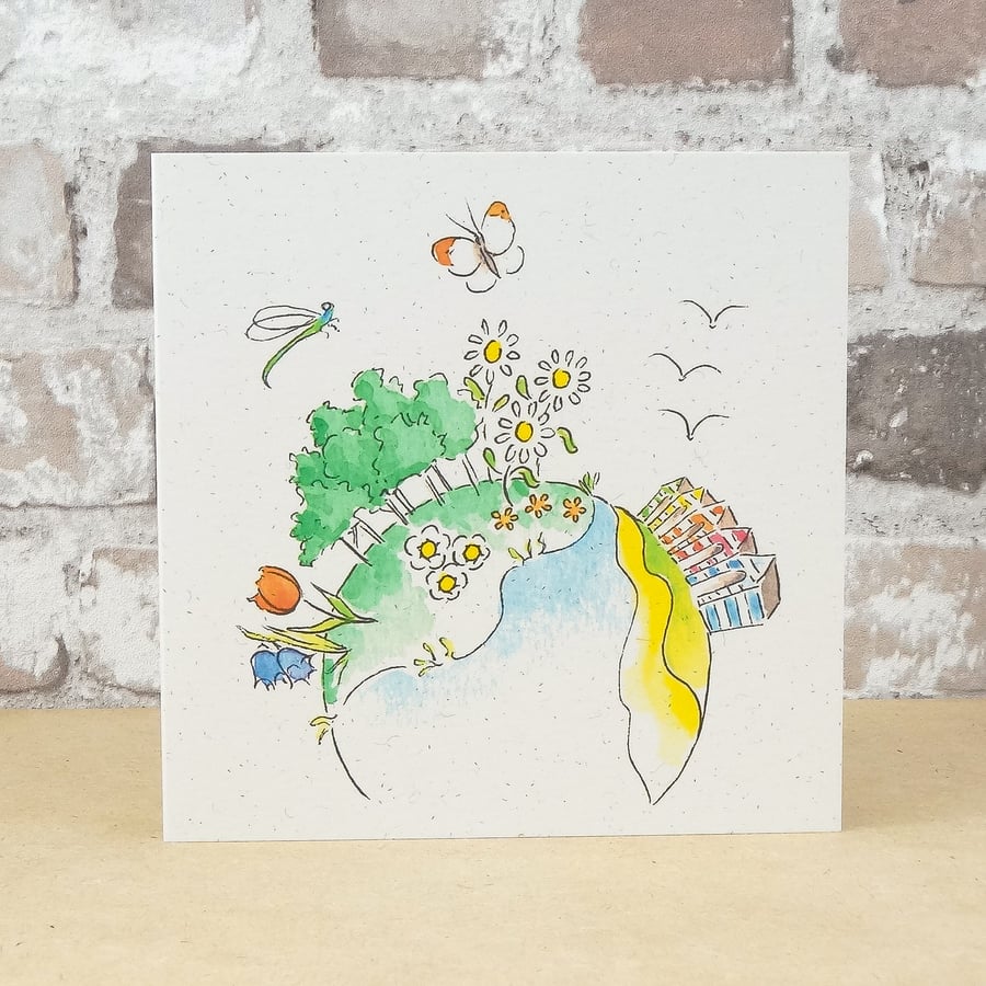 Blank Card World Eco friendly