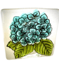 Handcrafted Fused Glass Hydrangea Candle Holder – Unique Floral Tealight Gift - Image 2