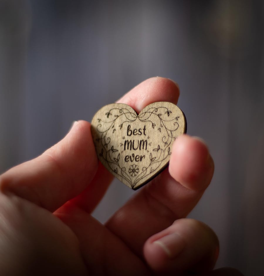 "Best Mum Ever" Pocket Hug