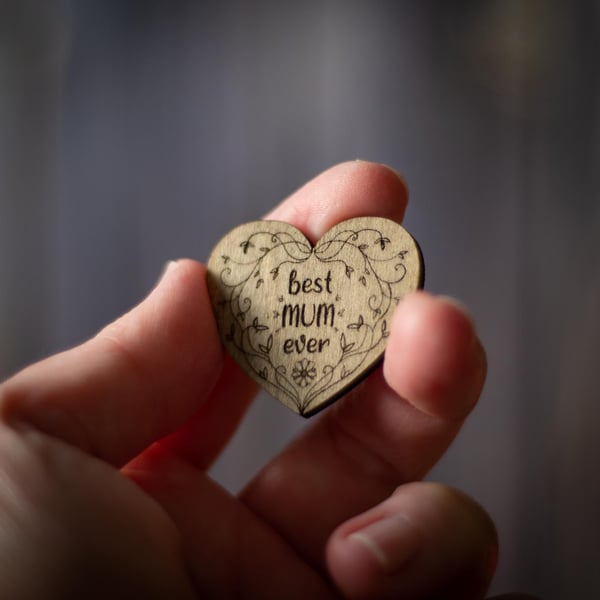 "Best Mum Ever" Pocket Hug