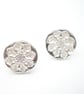 Silver Snowflake Earrings - Image 2