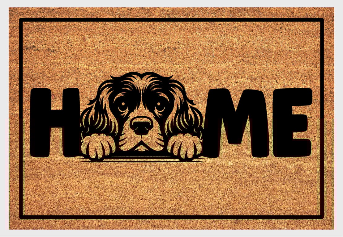 Cocker Spaniel Home Door Mat - Cocker Spaniel Dog Doormat - 3 Sizes