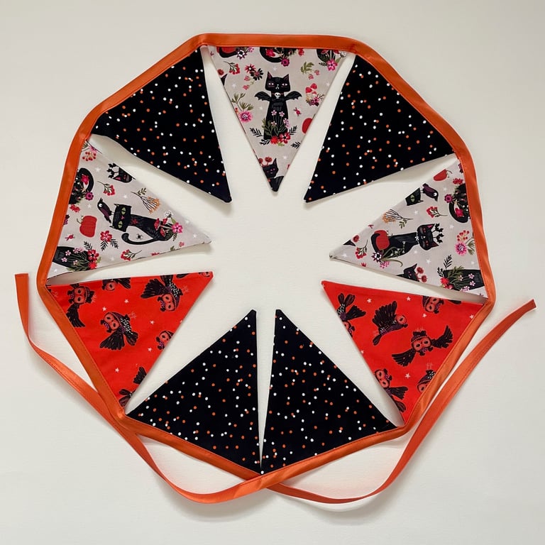 Halloween Cats Bunting
