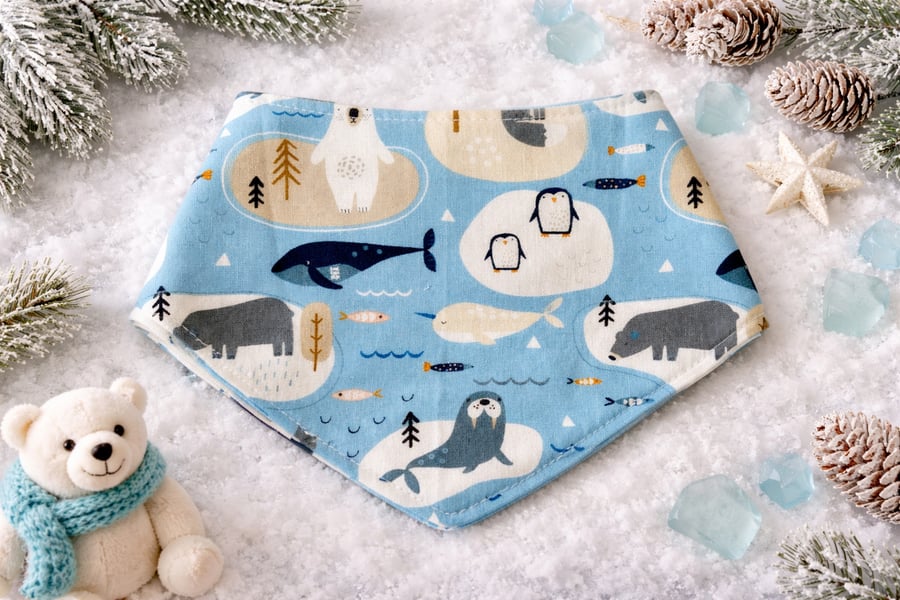 Bandana Baby Bib - age 0-6 months 