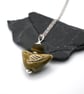 umbre ceramic bird pendant necklace