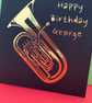 Personalised Tuba Birthday Card - Image 3