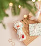 Embroidered Snowman Decoration