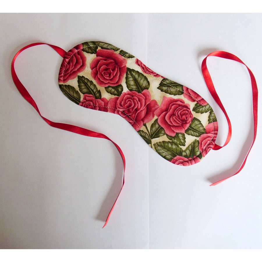 Eye mask Rose print