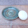 Soap dish in stoneware hand thrown soapdish handmade pottery wheelthrown ceramic