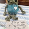 Just Because Frog Gift Handmade Frog Letter Box gift Thinking of you Present