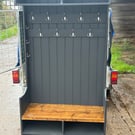 Bespoke hall Coat unit with over head storage 