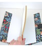 Book Cover A5 Notebook With Pen Holder William Morris Strawberry Thief Bird Blue - Image 8